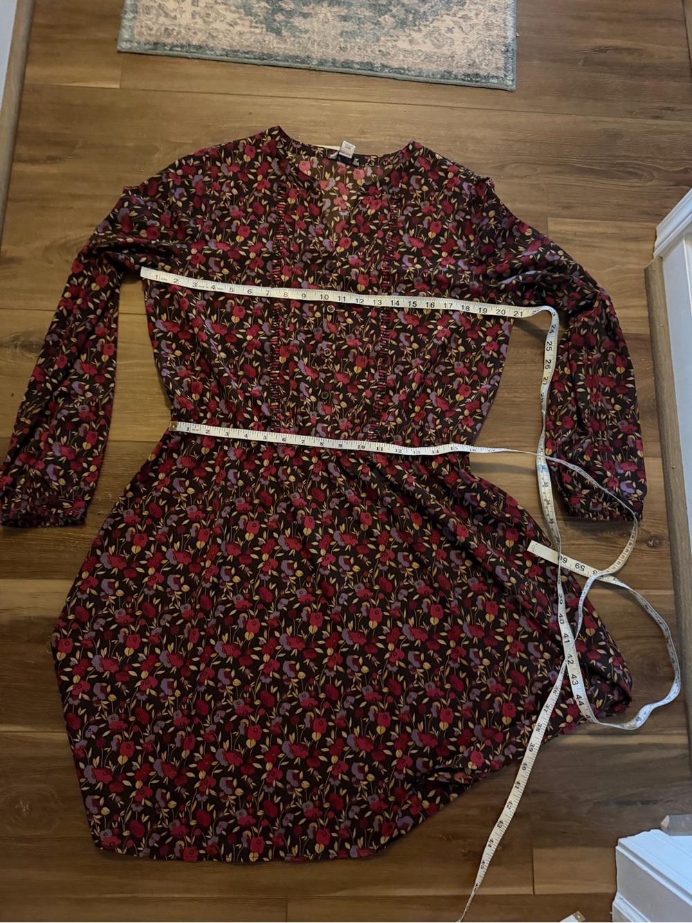 G H Bass & Co floral dress size large - Picture 6 of 8